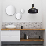 Nowoczesna lampa wisząca MALMO BLACK/GOLD 1xE27 MLP6198