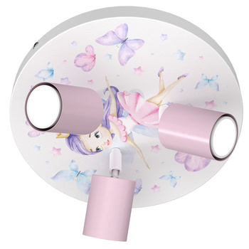 Lampa sufitowa do pokoju dziewczynki Wróżka GU10