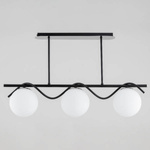 Nowoczesna lampa wisząca VERNA 4xE14 wys. 92cm | złoty szampański