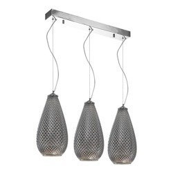 Lampa wisząca listwa kropla PETRA chrom ML5481