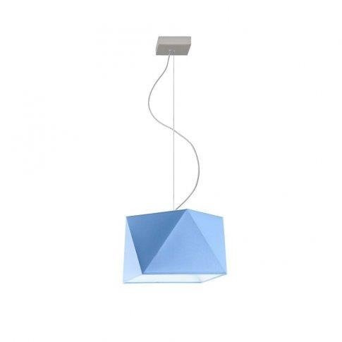 Lampa wisząca do pokoju dziecka miętowa Świetlisty Diamencik