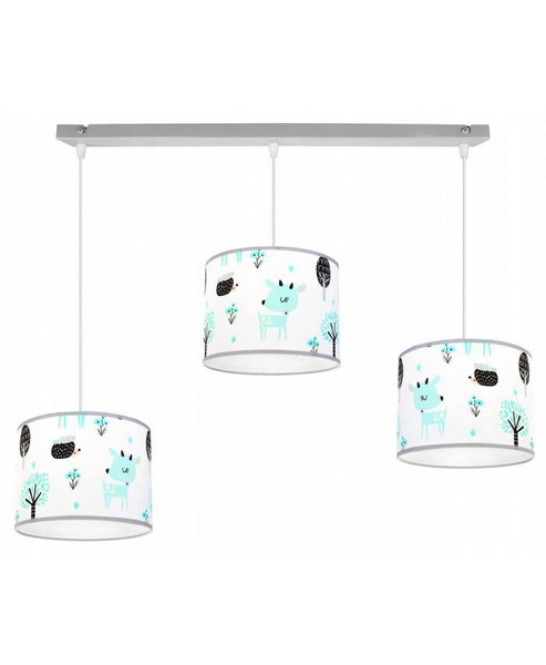 Lampa do pokoju dziecka z abażurem regulowana 