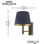 Kinkiet IZMIR GOLD