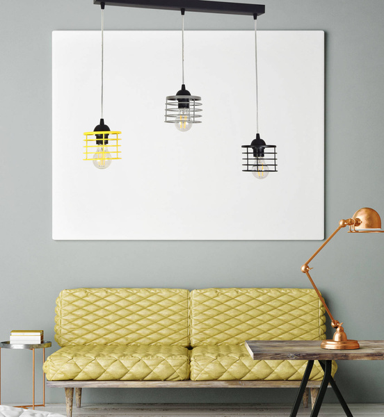 Lampa wisząca do pokoju dziecka kolorowa w stylu loft Linka Edison Koszyk 3