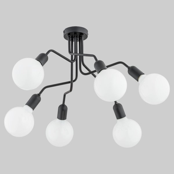 Lampa sufitowa COMBADO VI czarny śr. 54cm