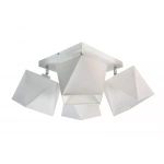 Lampa sufitowa do pokoju młodzieżowego 4-punktowa Diament 4xE27 Led 