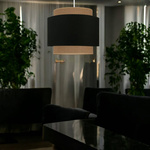Lampa wisząca do pokoju dziecka w stylu Boho Czarna 2xE27