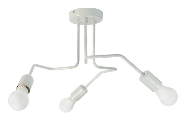 Lampa sufitowa do pokoju dziecka szara nowoczesna Vanessa 3-punktowa Led 