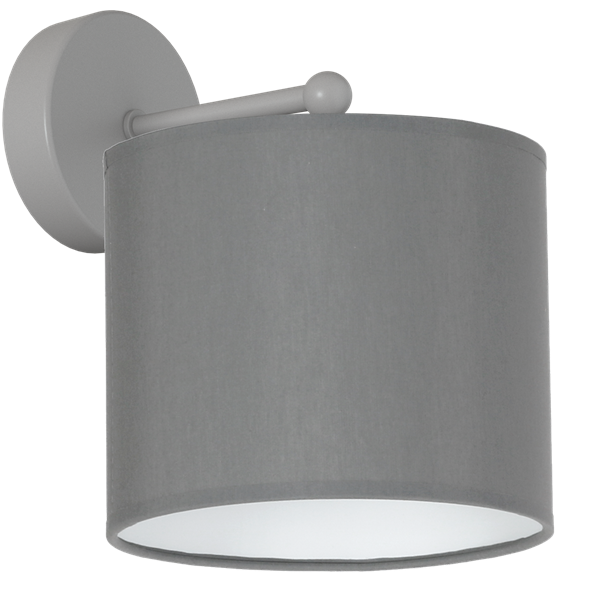 NOWOCZESNY KINKIET BARI GREY 1xE27 MLP4683