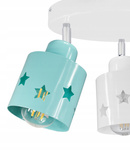 Lampa sufitowa do pokoju dziecka kolorowa Star Loft 3 