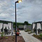 Słupek latarnia ogrodowa PATHWAY LED czarny 310cm