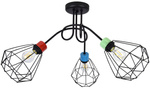 Lampa sufitowa dla dziecka w stylu loft Edison Druciak 3