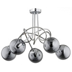 Nowoczesna lampa sufitowa TANGO GLASS OP. OŚW. 5 PŁ