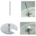 Lampa wisząca kula z pasków LED biały zimny 35W Cansas Candellux 31-43955