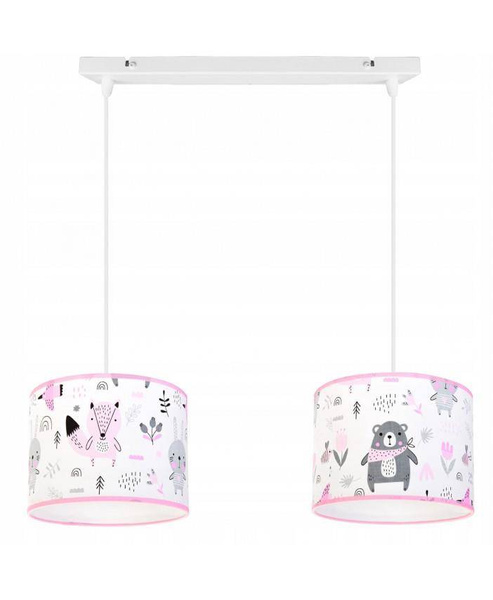 Lampa do pokoju dziecka z abażurem regulowana 