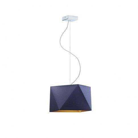 Nowoczesna lampa wisząca Diament Duży Gold złoty środek