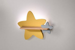 Kinkiet LED 5W dla dziecka żółto-szary gwiazdka Star Candellux 21-75611