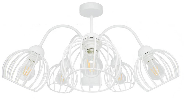 LAMPA SUFITOWA ARCANA 5 BIAŁA KULA