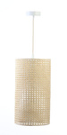 Lampa w stylu Boho Rotang z naturalnego ratanu- średnica 25 cm 
