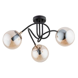 Lampa sufitowa ALFA TECTUS CZARNA 3xE14 48cm | 63021