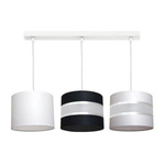 Lampa wisząca z abażurem listwa ADELLA III szer. 62cm [abażur do wyboru]