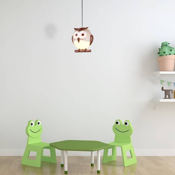 LAMPA WISZĄCA OWL 1XE14 LED ML243