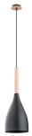 Lampa wisząca ALFA JUICE CZARNA 1xE27 16cm | 60722