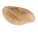 Plafon HAVANA L szer. 80cm E27 | naturalne drewno/biały