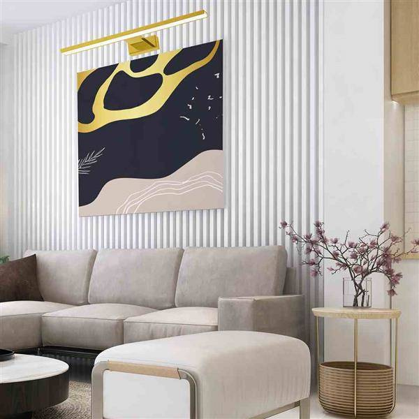 Kinkiet PINTO GOLD 12W LED 50cm | Złoty