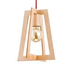 Drewniana lampa MENTO drewno śr. 25cm