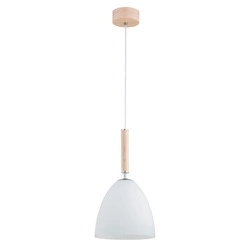 Lampa wisząca ALFA TAVOS DREWNIANA 1xE27 23cm | 61209