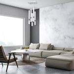 Lampa wisząca CASTRO WHITE / CHROME 5xG9 MLP6561
