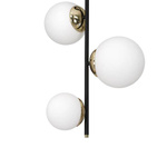Nowoczesna lampa sufitowa SPARTA BLACK / GOLD MLP6496