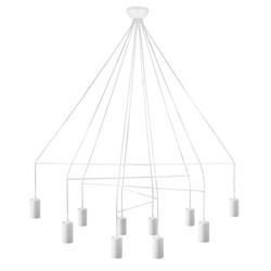 Lampa wisząca nad stół  IMBRIA WHITE X 10pkt