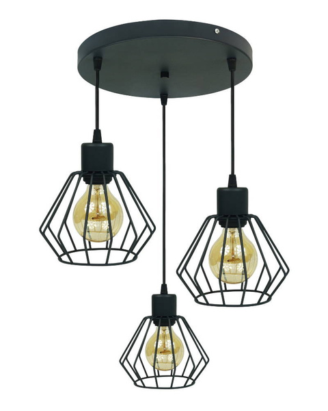  Nowoczesna lampa wisząca plafon okrągły DIAMENT