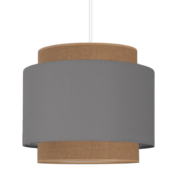 Lampa wisząca do pokoju dziecka w stylu Boho Szara 2xE27