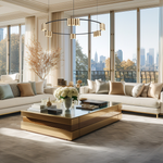 Lampa wisząca GENESIS BLACK GOLD 15xGU10 | Czarny złoty