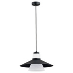 Nowoczesny lampa sufitowa MARVEL I czarny śr. 40cm
