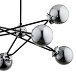 Duża lampa sufitowa SAGITO chrom VI