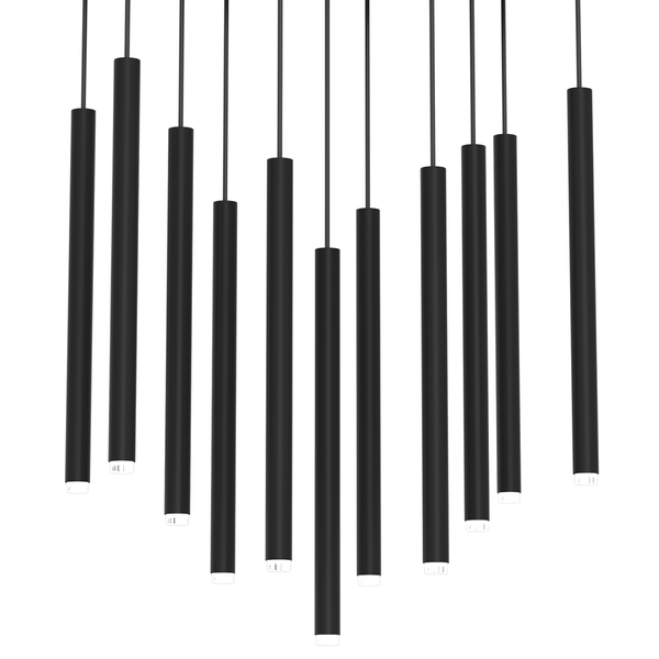 Lampa wisząca MONZA, MLP8844, czarna, 11x8W G9