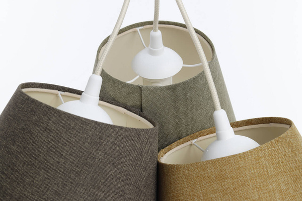 Lampa sufitowa w stylu Boho do pokoju dziecka potrójna stożki 