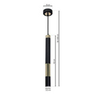 Lampa wisząca DALLAS GOLD 1xGU10 MLP6545