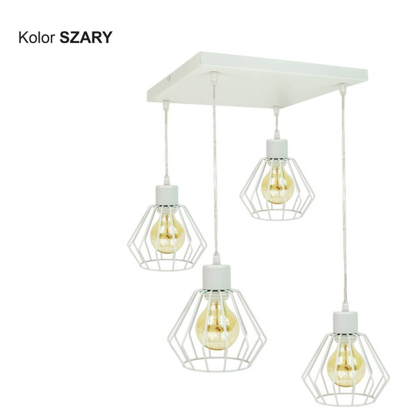 Lampa Artemida Zwis plafon kwadrat 
