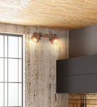 Lampa ścienna listwa 2xGU10 rdzawy FRODO 92-71071