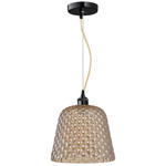 Nowoczesna lampa wisząca RIO bursztynowy ML5554