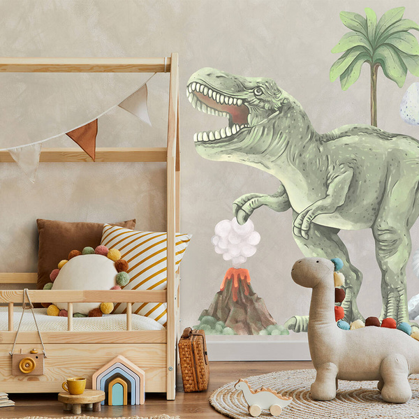 Naklejki na ścianę do pokoju dziecięcego Dinozaur T-Rex Duży 