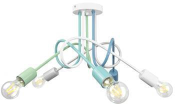 Lampa sufitowa do pokoju dziecka pastelowa Mondo 1001/5MP2