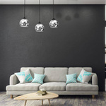 Lampa wisząca TORO BLACK / GOLD 3xE27