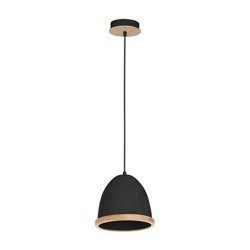 Lampa wisząca nowoczesna zwis STUDIO czarny śr. 21cm