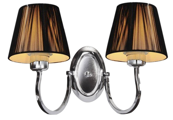 LAMPA ŚCIENNA KINKIET CANDELLUX BOSTON 22-94417  E27 CZARNY